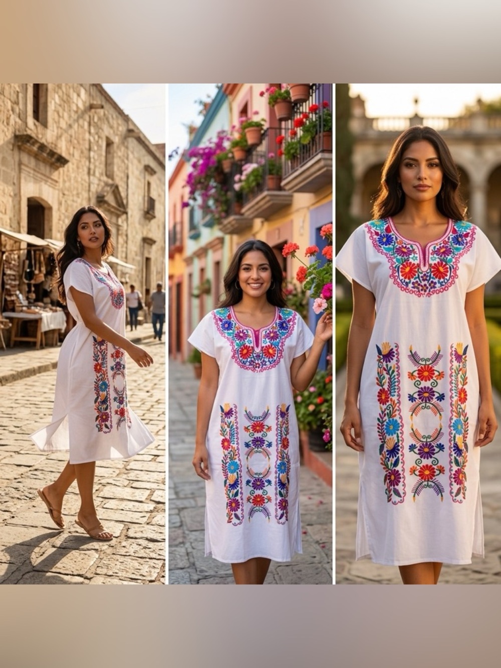 NWT Traditional Mexican embroidered dress